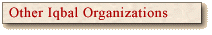 Other Iqbal Organizations