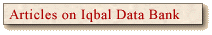 Articles on Iqbal Data Banks
